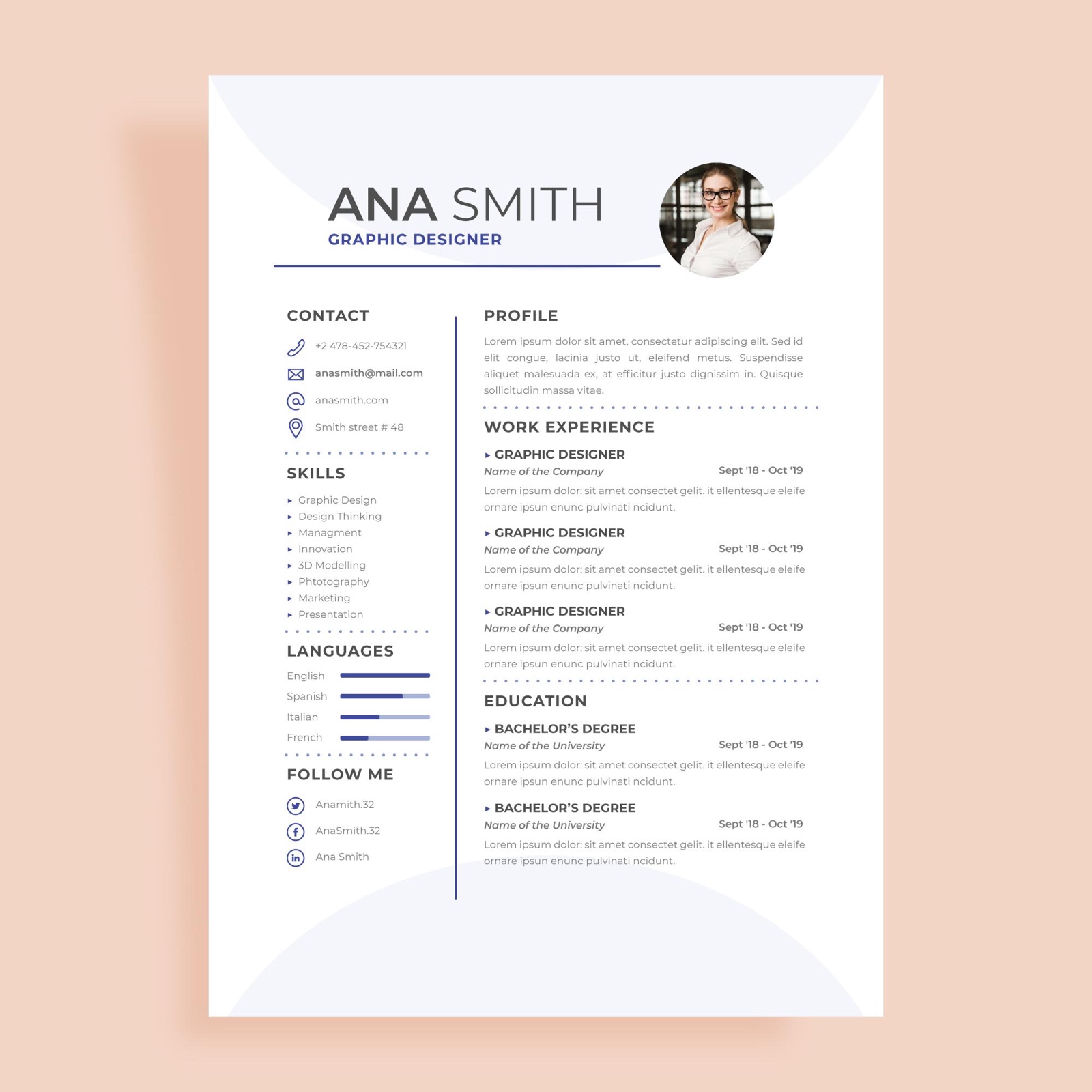 Resume template